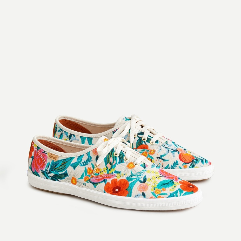 Keds® X Rifle Paper Co.™ Vintage Champion ORANGERIE sneakers